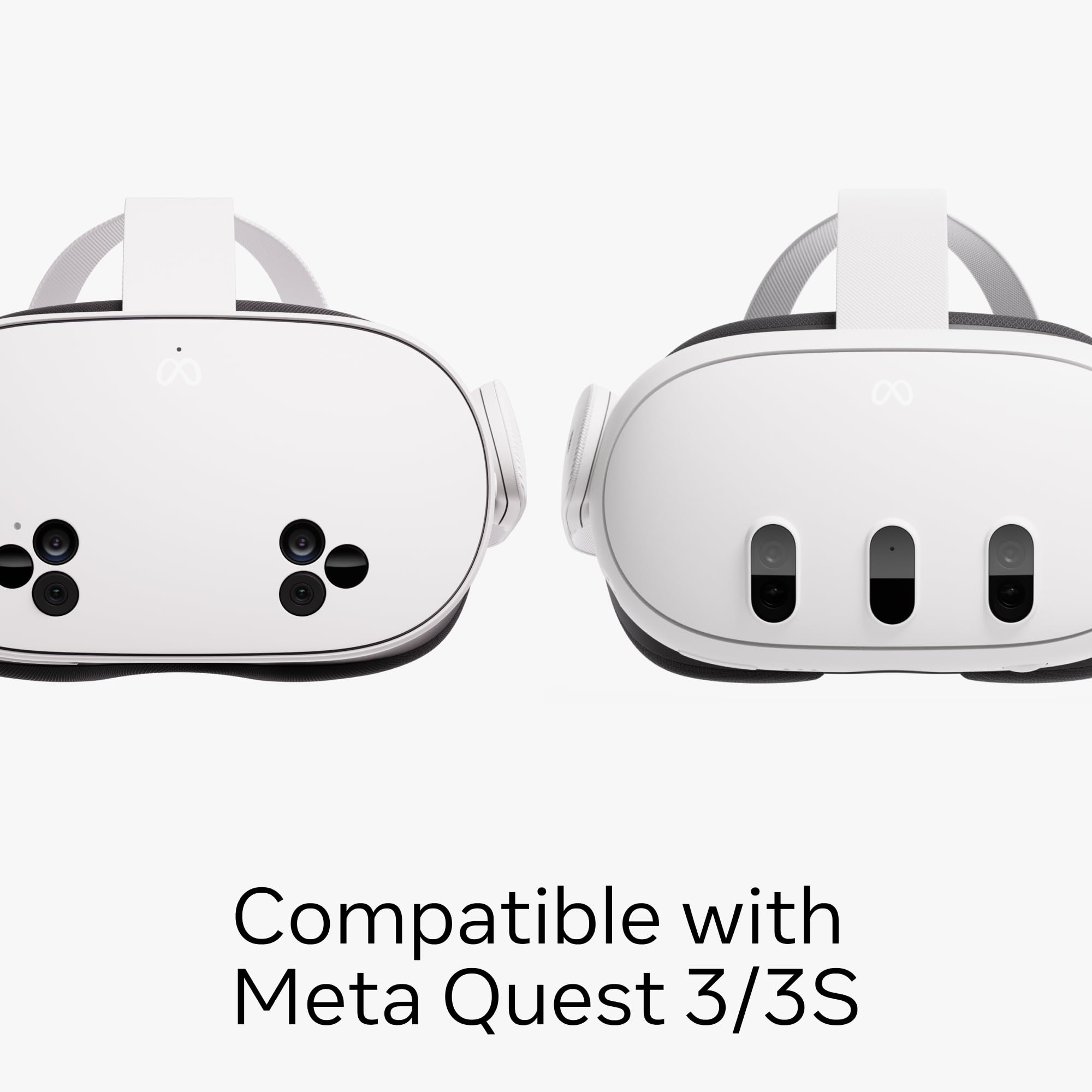 Meta Quest Carrying Case for Quest 3/3S – Protective Felt Shell with Organized Storage 3