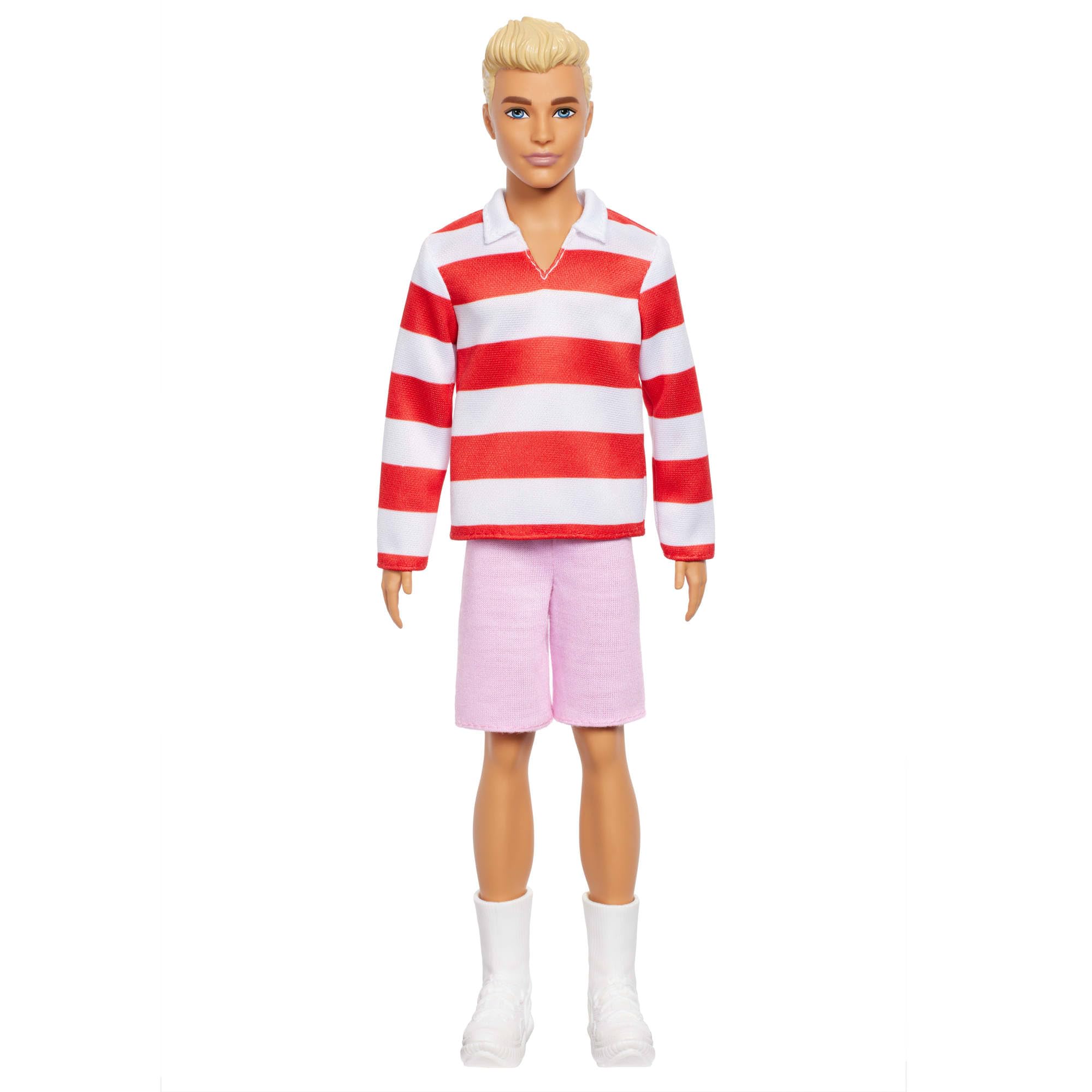 Barbie Fashionistas Ken Doll #241 with Blonde Hair | Pink Shorts & White Sneakers | 11.811 in 4