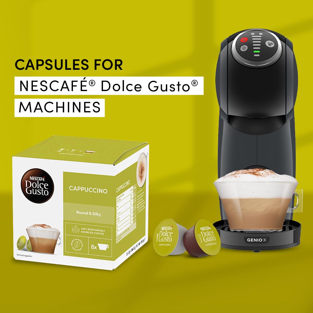 NESCAFÉ Dolce Gusto Cappuccino Coffee Pods - 48 Count Total | Medium Roast | Caffeinated 2