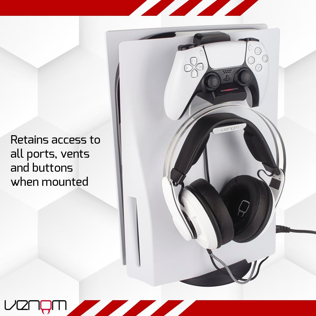 Venom PS5 Stealth Charging Dock and Headset Mount for PlayStation 5 5