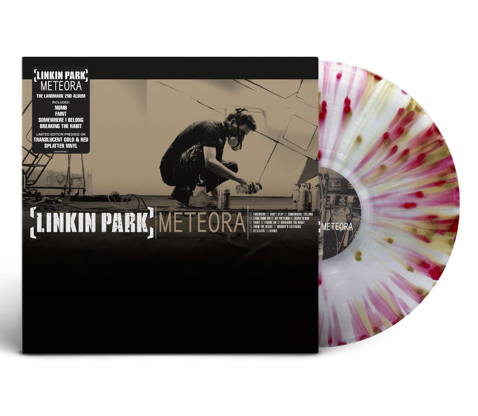 Linkin Park - Meteora (Limited Translucent Gold & Red Splatter Vinyl) 1