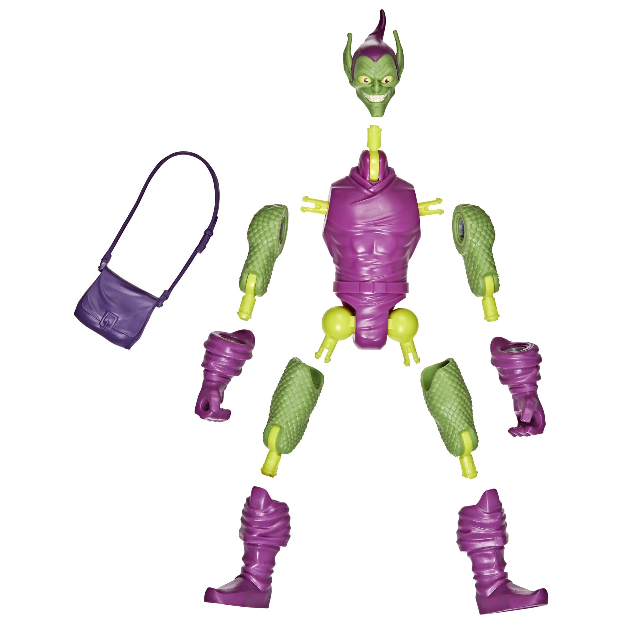 SPIDER-MAN MixMashers Green Goblin Action Figure - 5 Inch | Interchangeable Parts | Ages 4+ 4