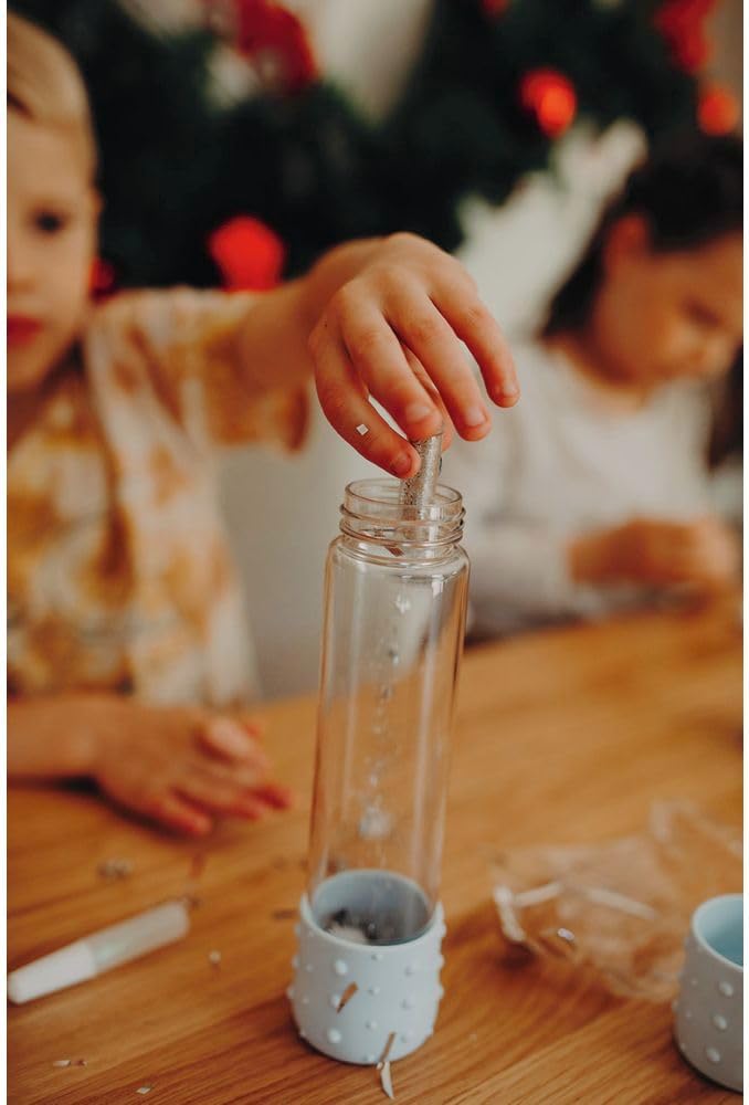 Jellystone Designs Calm Down Bottle - Snow Sensory Toy for Kids 3+