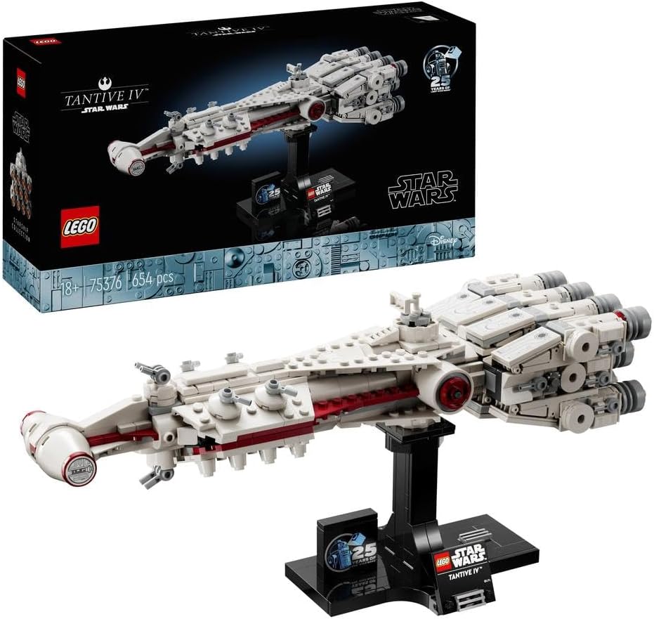 LEGO Star Wars Tantive IV 75376 - Collectible 25th Anniversary Model Kit for Adults 1