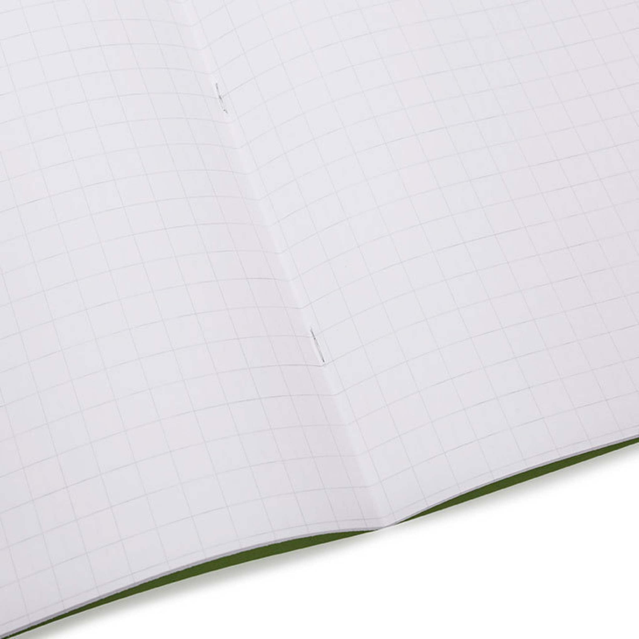 Rhino 8 x 6.5 Exercise Books - 48-Page, 10mm Squared Paper, Dark Green Cover | 10-Pack
