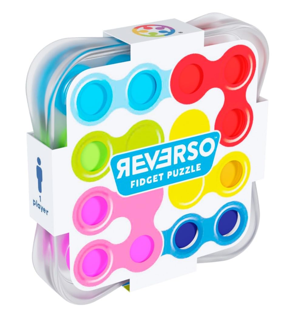 SmartGames Reverso Brain Teaser Puzzle Game | Dual-Sided Challenge | Ages 6+ 1