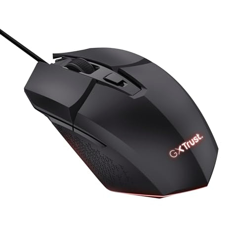 Trust Gaming GXTrust 1109 Vylax Gaming Mouse - 6 Programmable Buttons, 200-6400 DPI, RGB LED Lighting, 1.5m Cable, Black 18