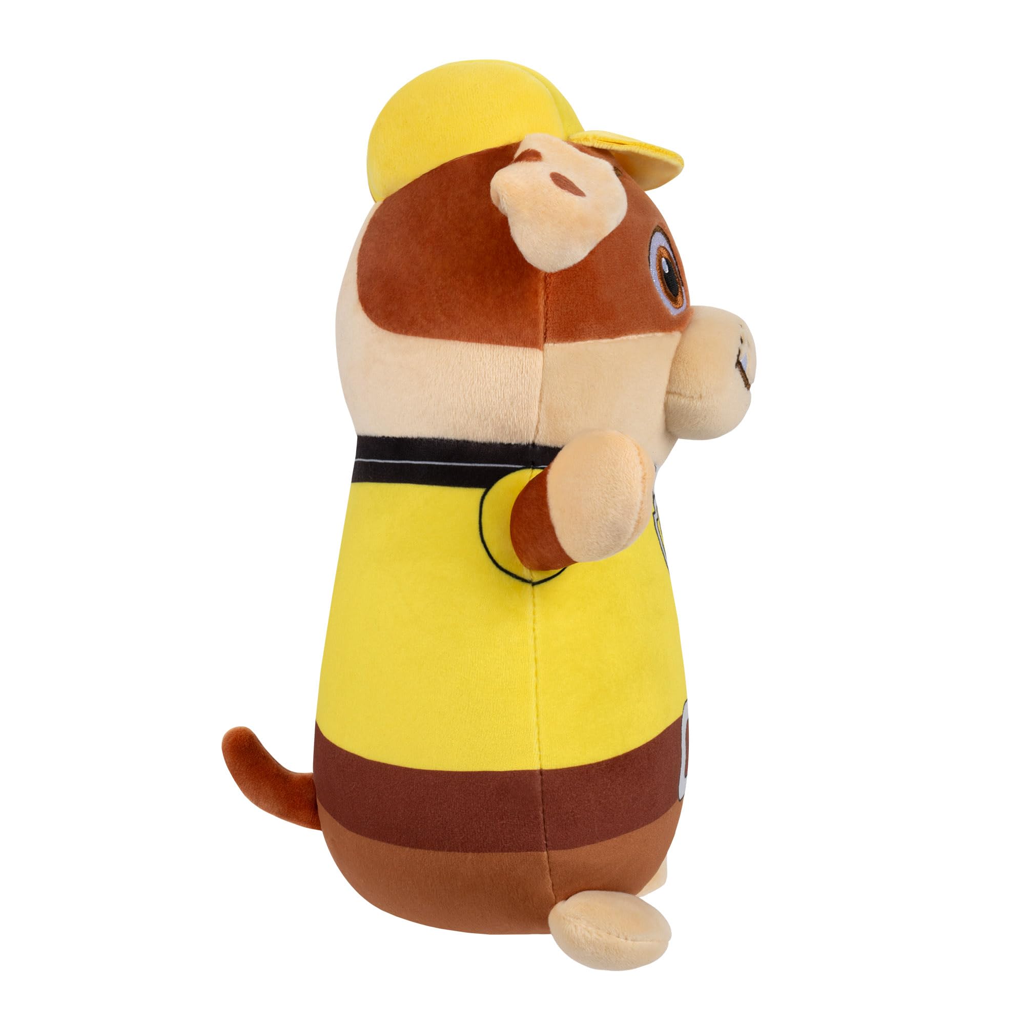 Squishmallows Paw Patrol 10-Inch Rubble HugMees Plush - Super Soft Cuddly Toy