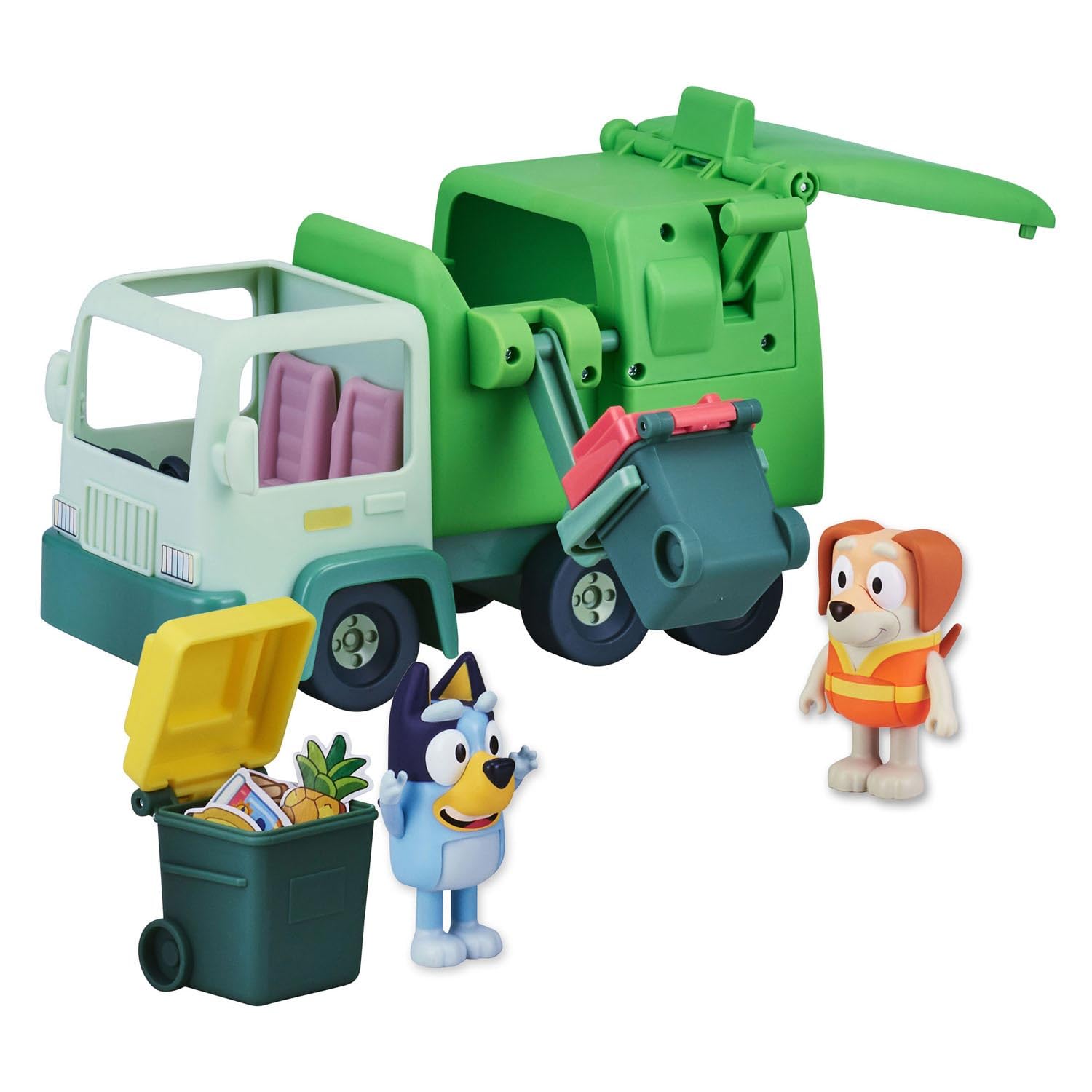 Bluey Garbage Truck Playset with Bluey and Bin Man Figures - Ages 3+ 1