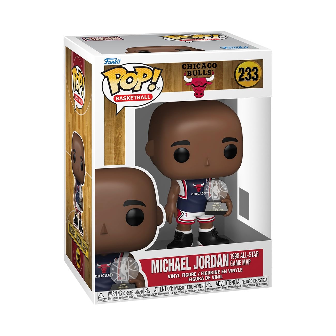 Funko POP! NBA Michael Jordan - 1998 All Star Game MVP Chibi Figure | Vinyl | 3.75 Inches 1