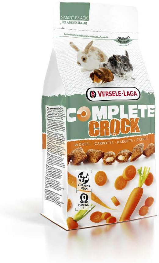 Versele-Laga Complete Crock Carrot Treat for Rabbits & Guinea Pigs - 50g Pack