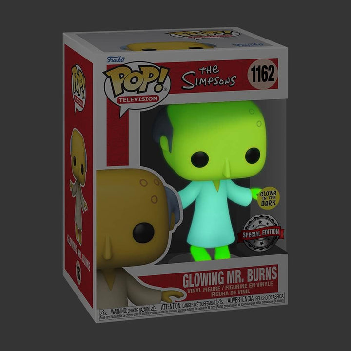 Funko Pop! Animation The Simpsons - Glowing Mr. Burns Vinyl Figure (PREVIEWS Exclusive)