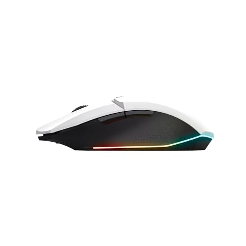Trust Gaming GXTrust 1108W Vylax Rechargeable Wireless Gaming Mouse – 80h Battery, 800-4800 DPI, RGB Lighting, 6 Buttons, White 19