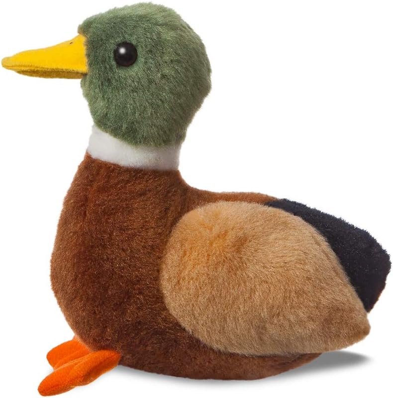 Aurora Mini Flopsies Mallard Duck - Soft Plush Collectible Toy for All Ages 2