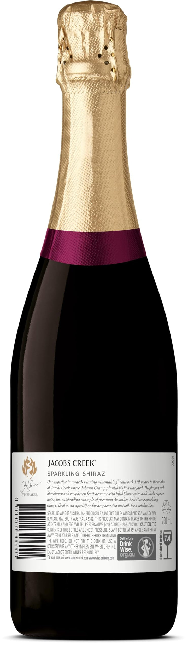 Jacobs Creek Sparkling Shiraz Non Vintage - Sparkling Red Wine (75 cl)