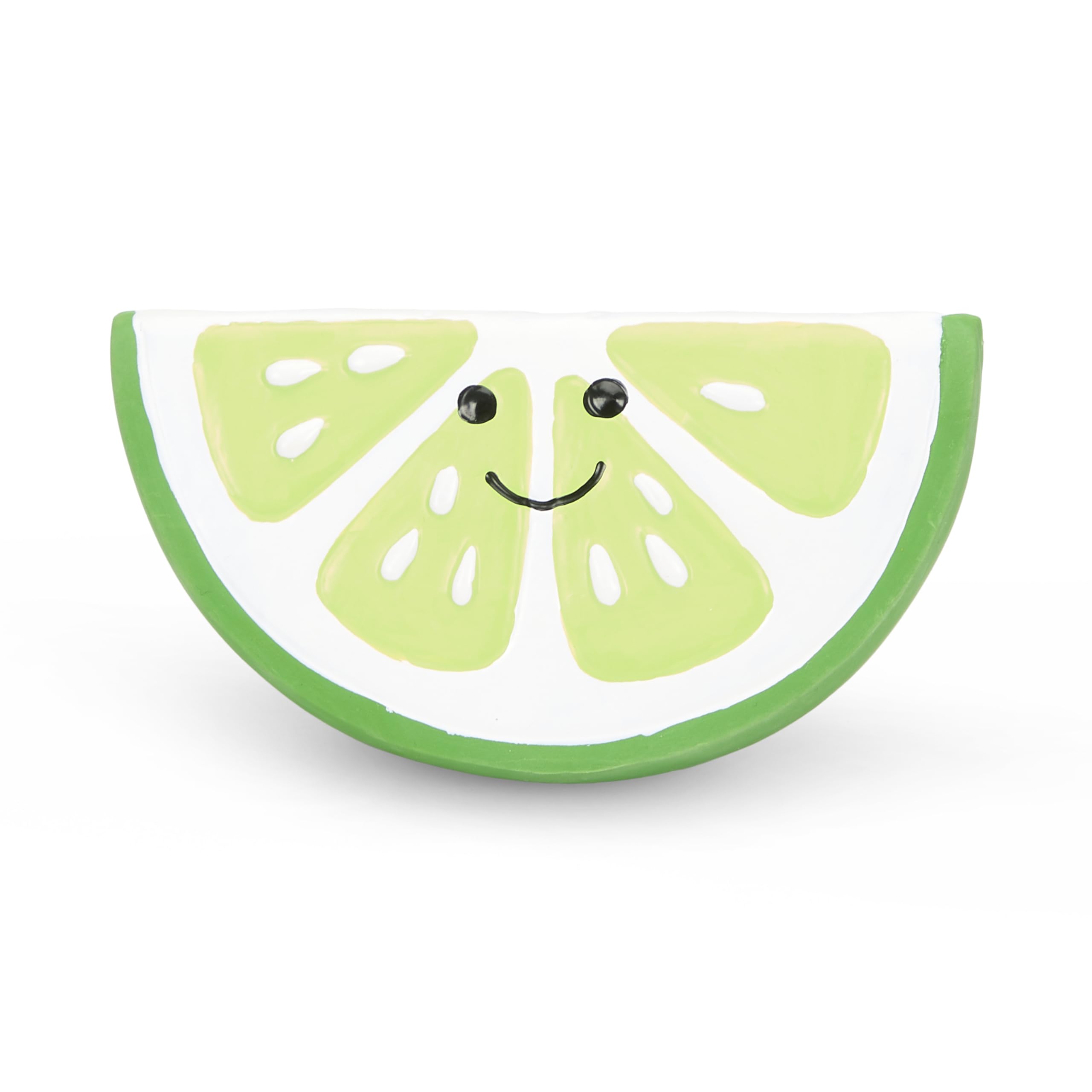 Petface Lime Latex Dog Toy with Squeaker | Durable Fetch Toy for Small Dogs | Natural Rubber 1
