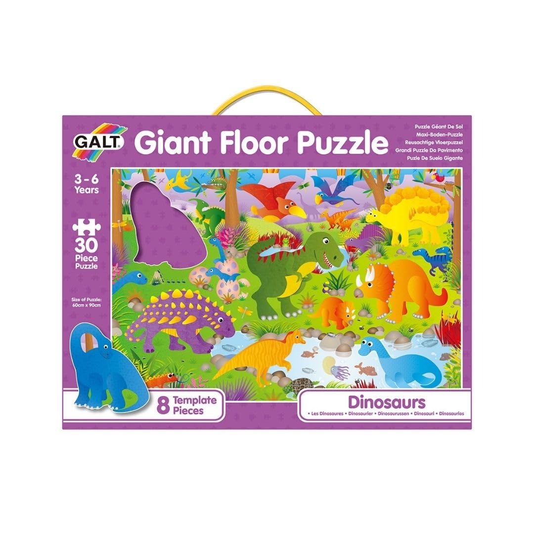 Galt Toys Giant Floor Puzzle - Dinosaurs, 30 Pieces, Ages 3+ Years 5