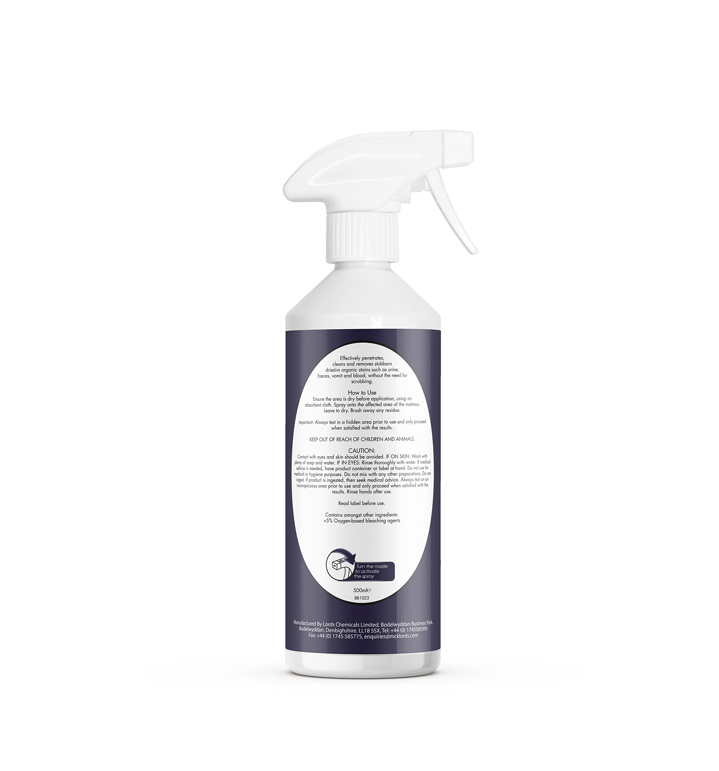 BritishBasics Mattress Stain Remover - Professional Strength Organic Stain Removal | 500 ml 7
