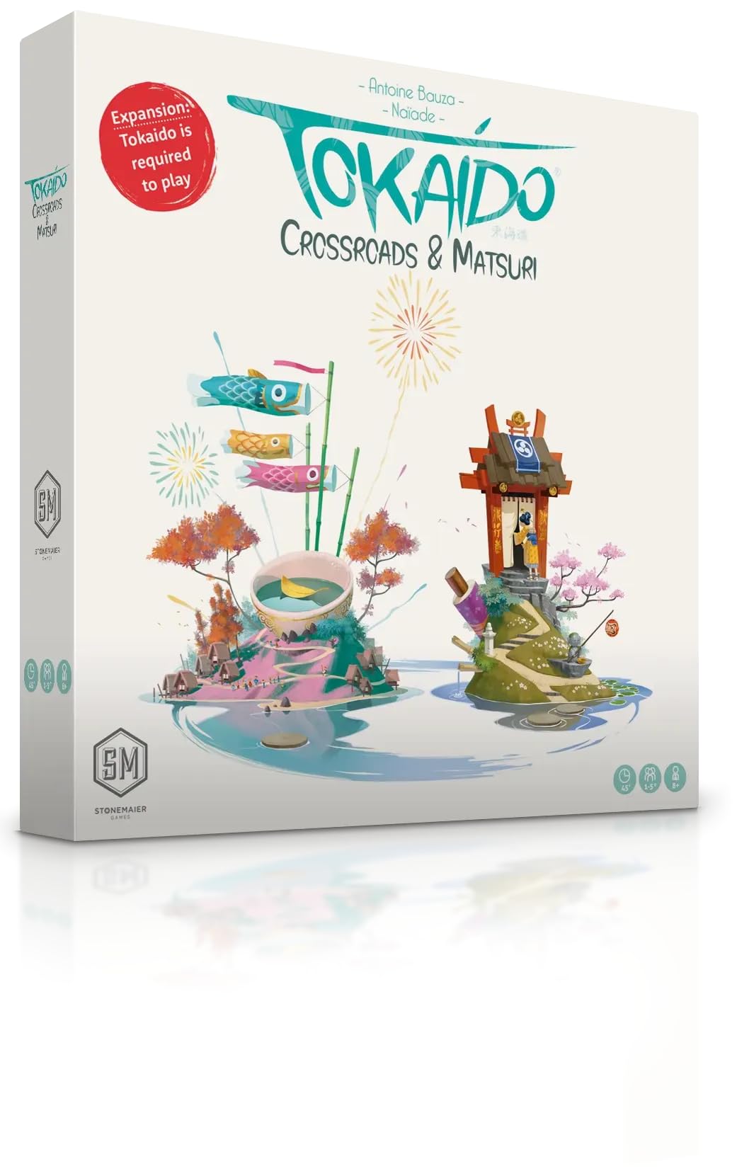 Stonemaier Games Tokaido: Crossroads & Matsuri Board Game Expansions | Multicolor | English