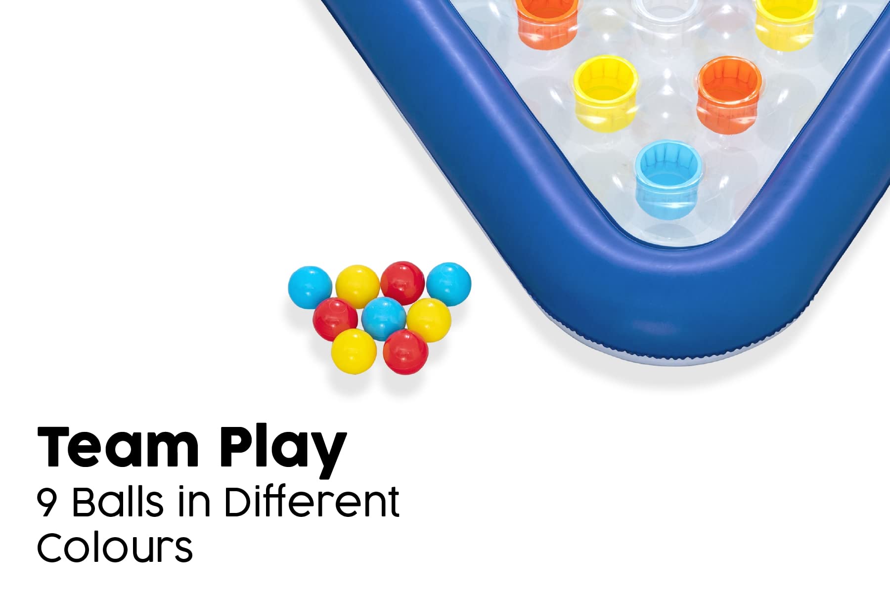 Bestway Pong Champion Pool Game - Inflatable Floating Game with 9 Balls | Ages 3+ 5