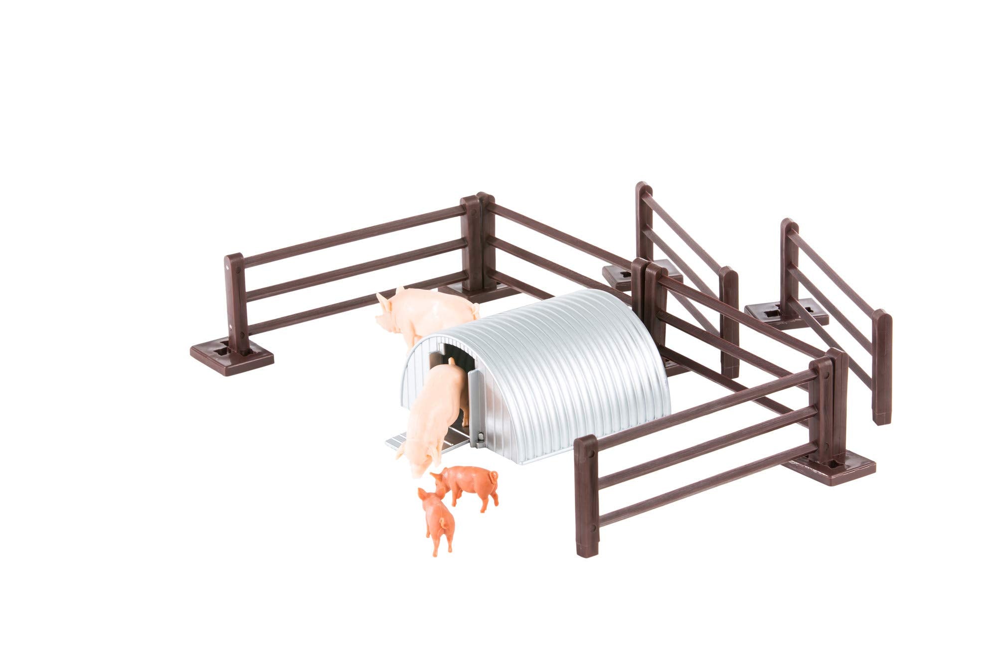 Britains 1:32 Pig Pen Farm Playset - Collectible Animal Figures & Fencing for Kids 3+ 8