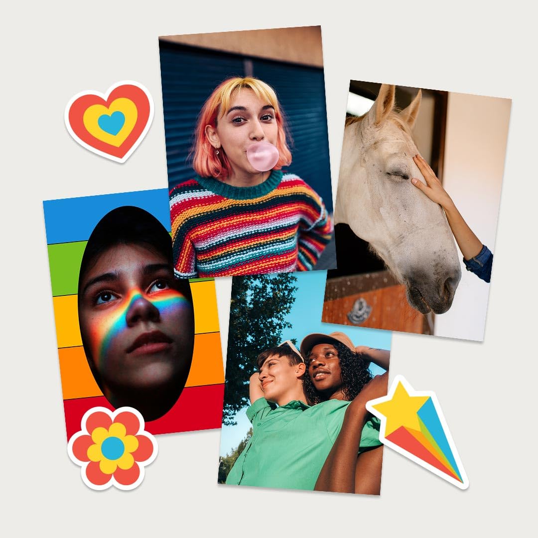 Polaroid Hi·Print 2x3 Photo Paper Cartridges - 20 Sheets, Sticky-Back, Glossy Finish 5
