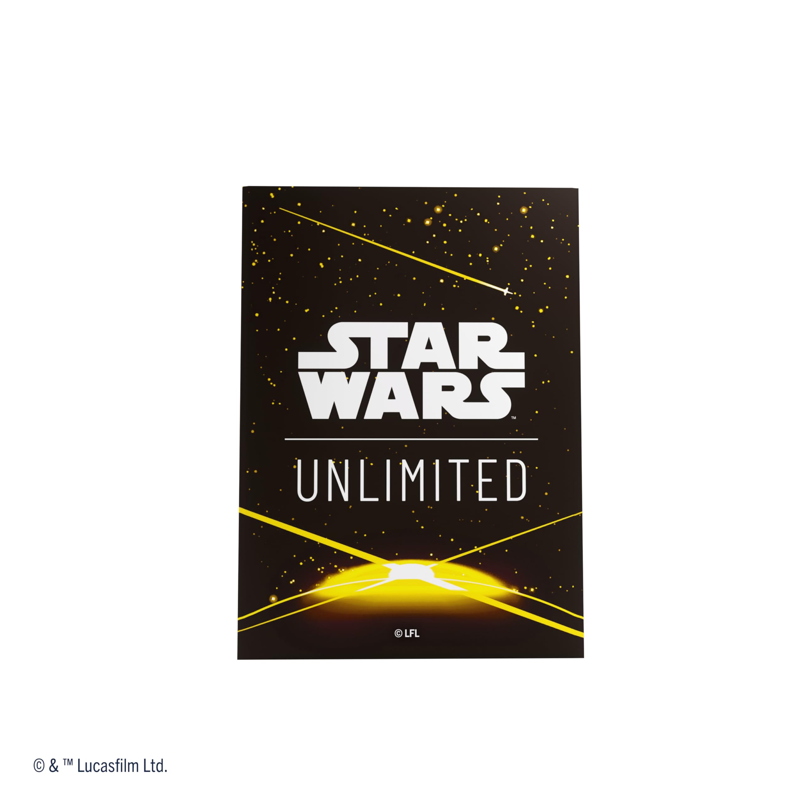 Gamegenic Star Wars: Unlimited Premium Art Sleeves - Yellow Card Back 1