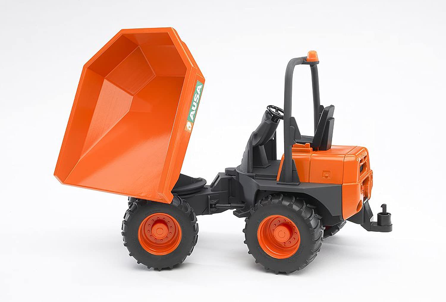 Bruder Ausa Minidumper 1:16 Scale Construction Truck | Orange Plastic | Ages 3+ 5