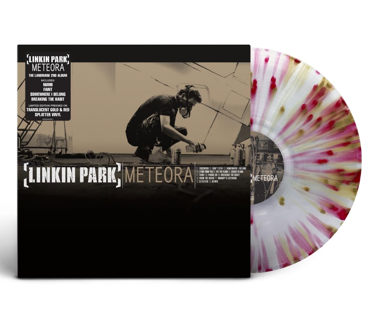 Linkin Park - Meteora [Limited Edition Translucent Gold & Red Splatter Vinyl]