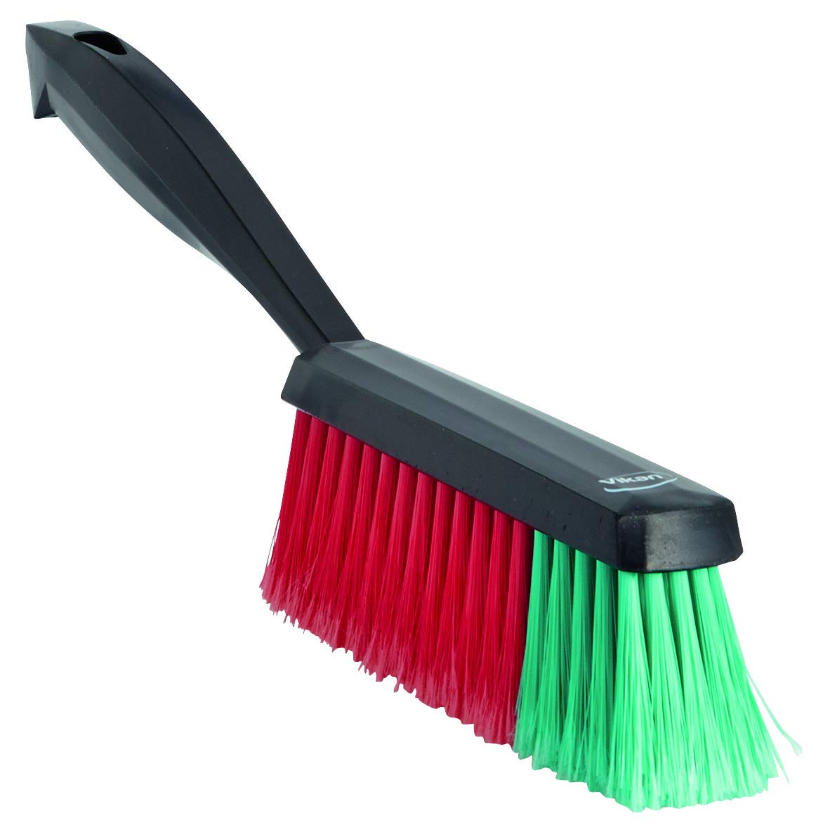 Vikan Hand Brush with Short Handle 450252 - Soft Bristles for Fine Particle Removal | Black | 330 mm Length 1