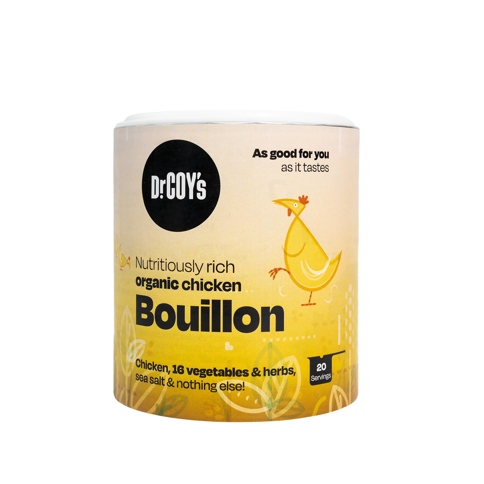 Dr. Coy's Organic Chicken Bouillon Powder - 125g - Gluten Free