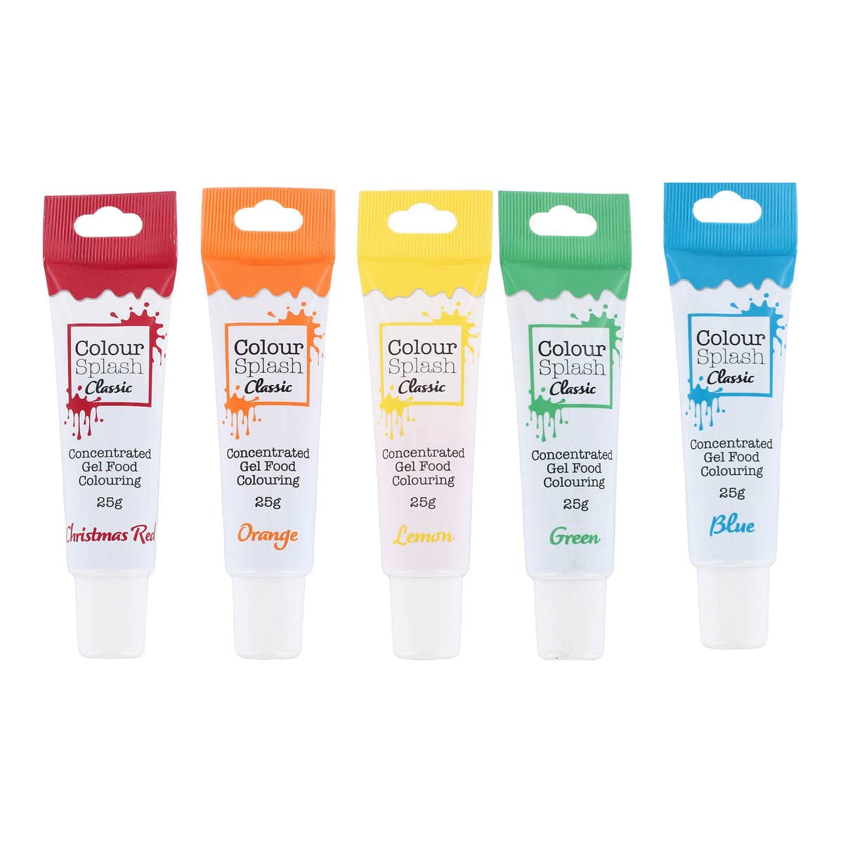 Colour Splash Food Colouring Gels - Rainbow Brights 5 Pack, Highly Concentrated Gel for Baking 2