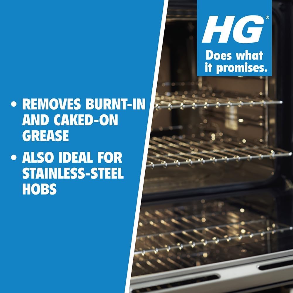 HG Oven, Grill & Barbecue Cleaner Spray (500ml) - Heavy Duty Degreaser for Ovens, Grills, Baking Trays & Hobs 8
