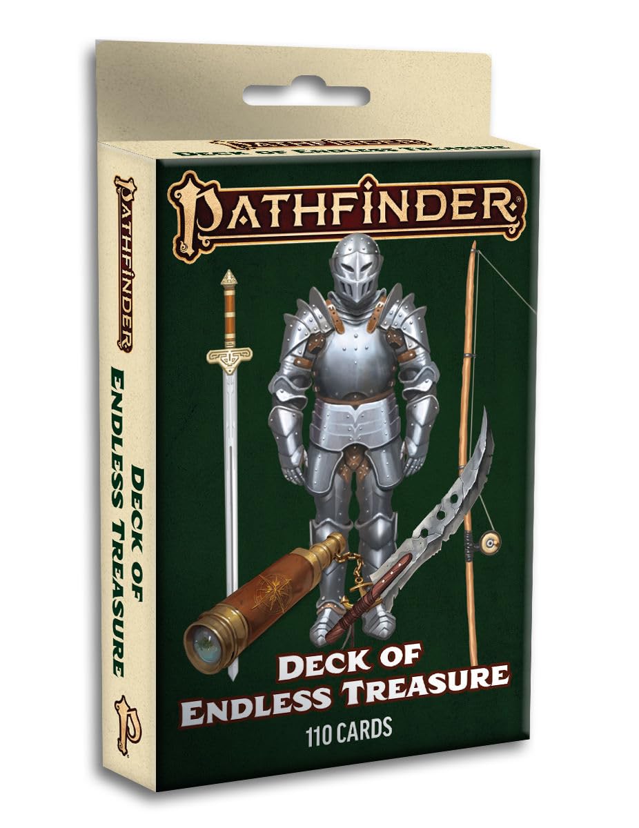 Paizo Pathfinder Deck of Endless Treasure (P2) | 100 Million+ Combinations | Cardboard 1