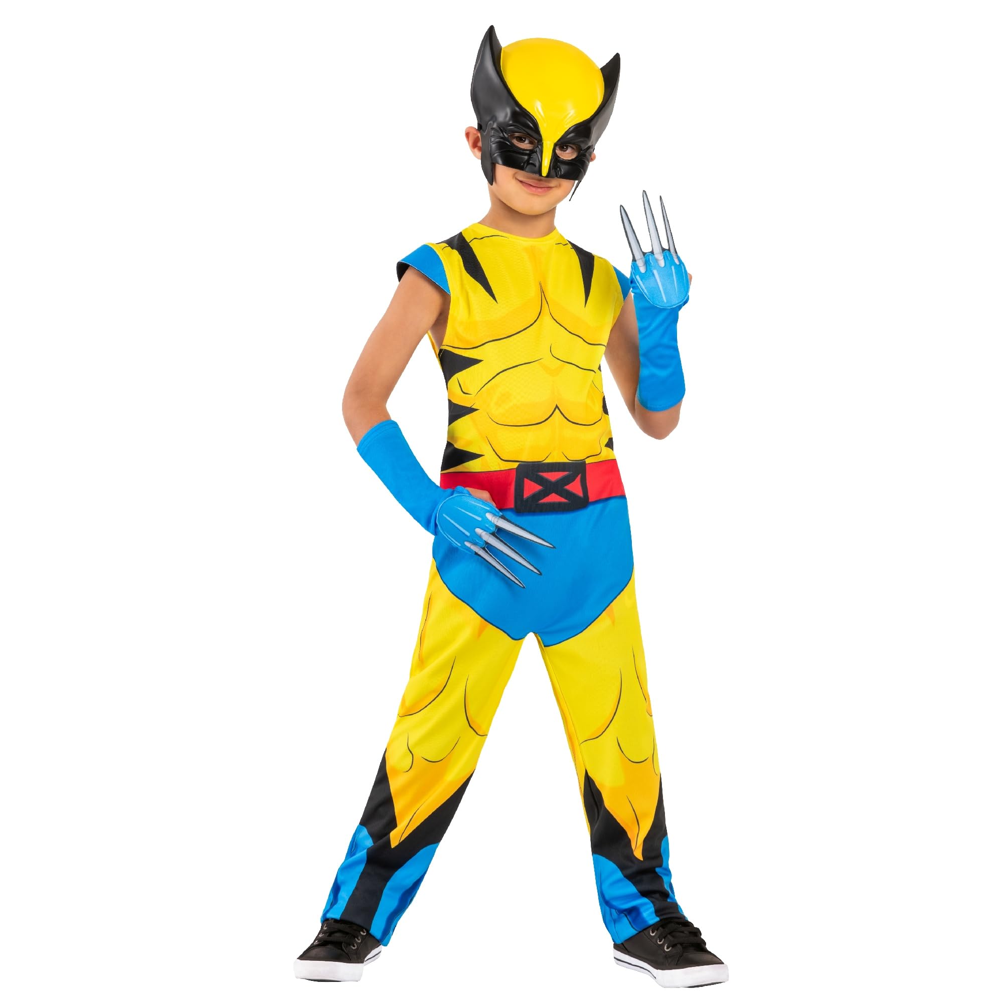 Rubies Official Marvel Wolverine Childrens Costume, Kids Fancy Dress, Size