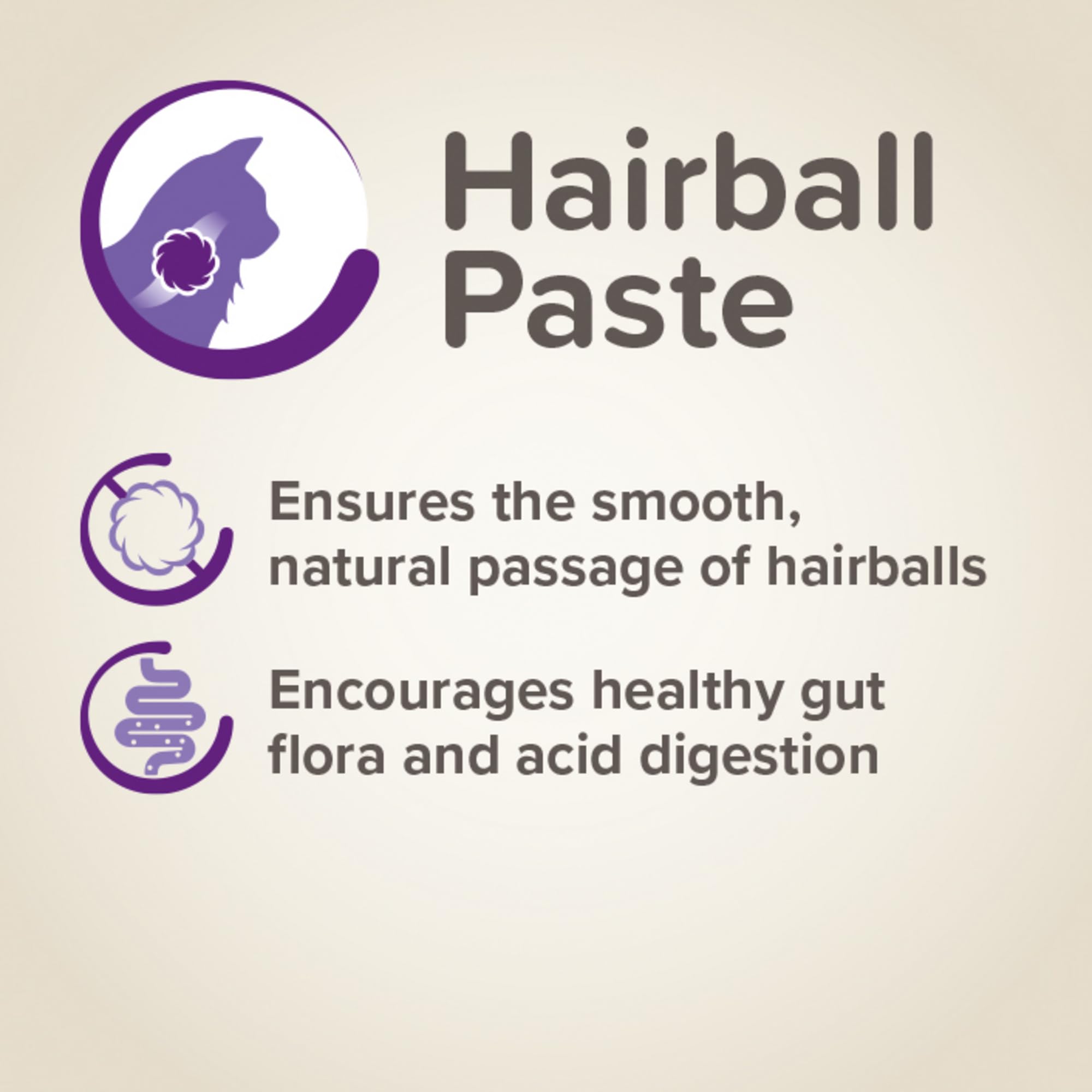 Beaphar Hairball Paste for Cats - 2-in-1 Malt & Prebiotic Formula | 100g 2