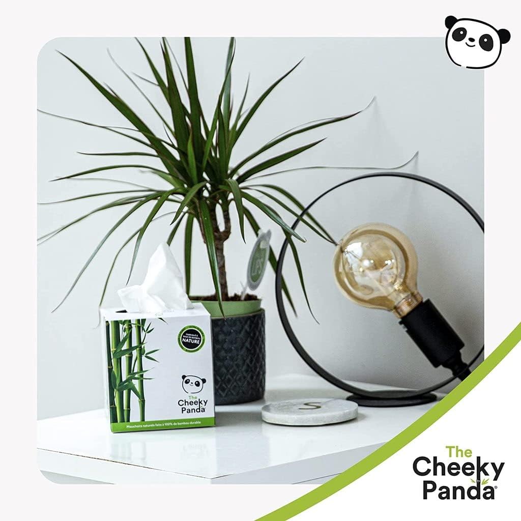 The Cheeky Panda - 100% Bamboo Facial Tissue Cube (Pack of 56) 3