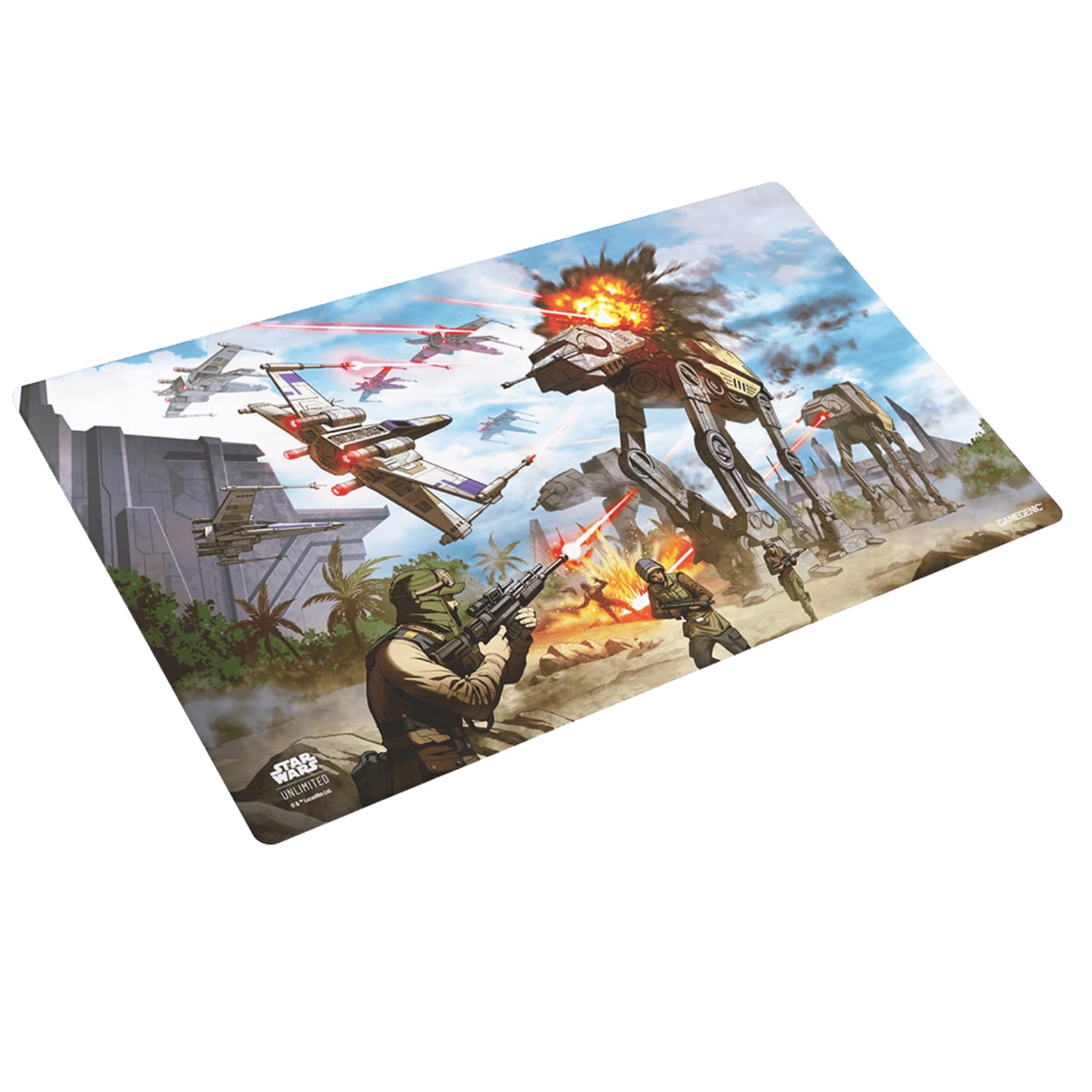 Gamegenic Star Wars: Unlimited Game Mat - Battle of Scarif 1