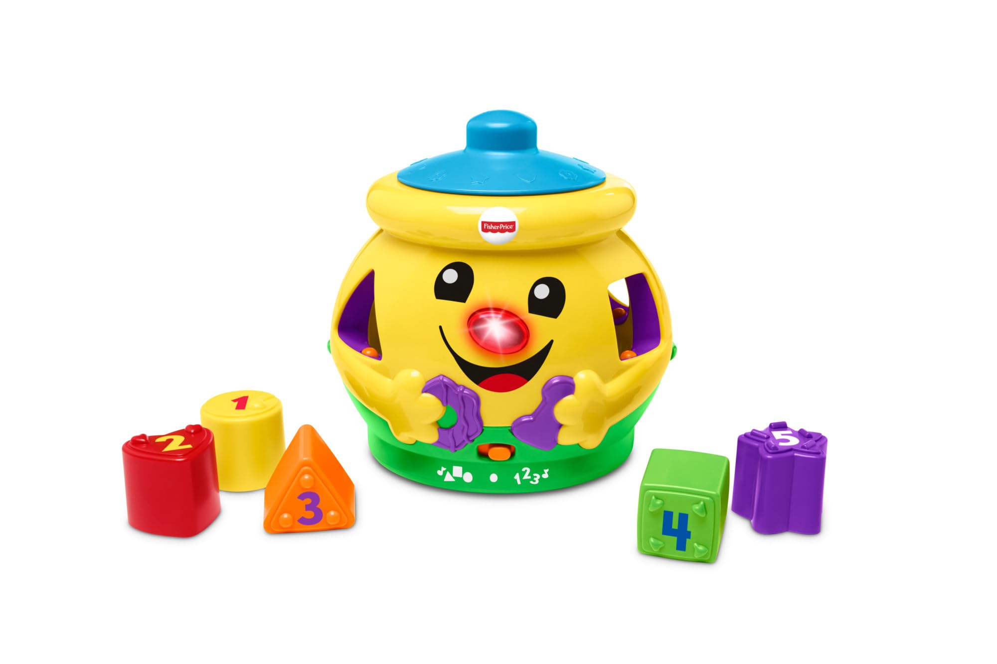 Fisher-Price Laugh & Learn Cookie Shape Surprise Sorter Toy for Ages 6 Months+ | Music, Numbers & Colors