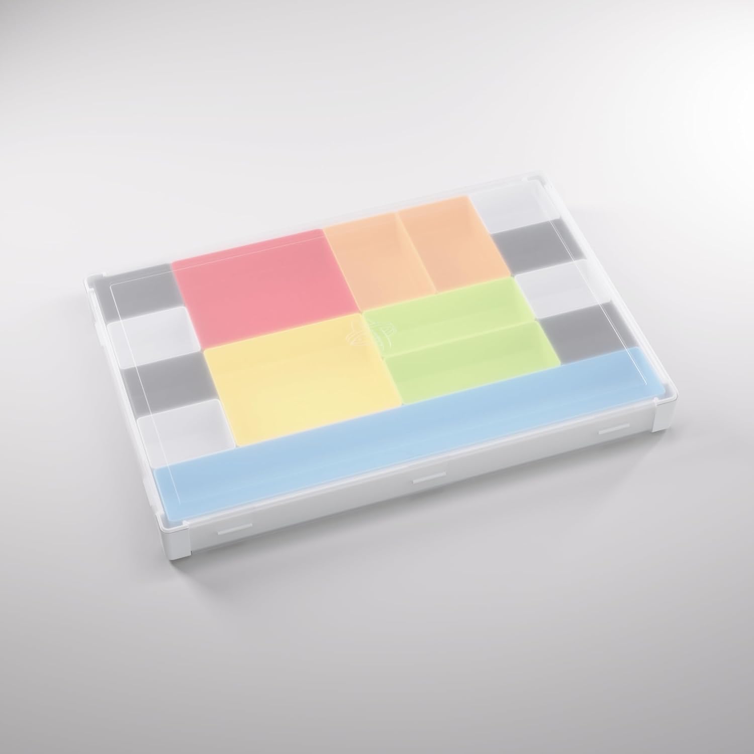 Gamegenic Token Silo XL Board Game Organizer - White and Multi-Coloured 1