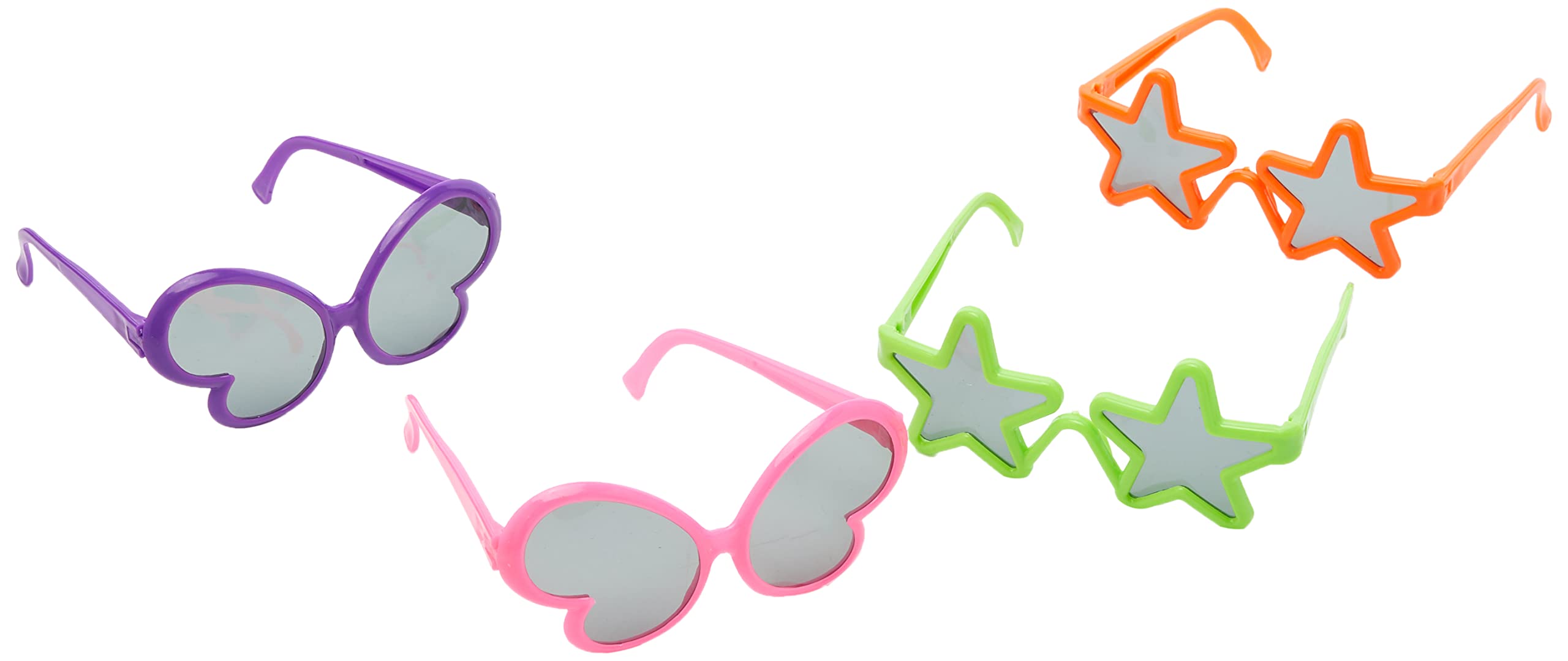 Baker Ross EF686 Funky Fun Sunglasses Shades (Pack of 8) Assorted Colors 3
