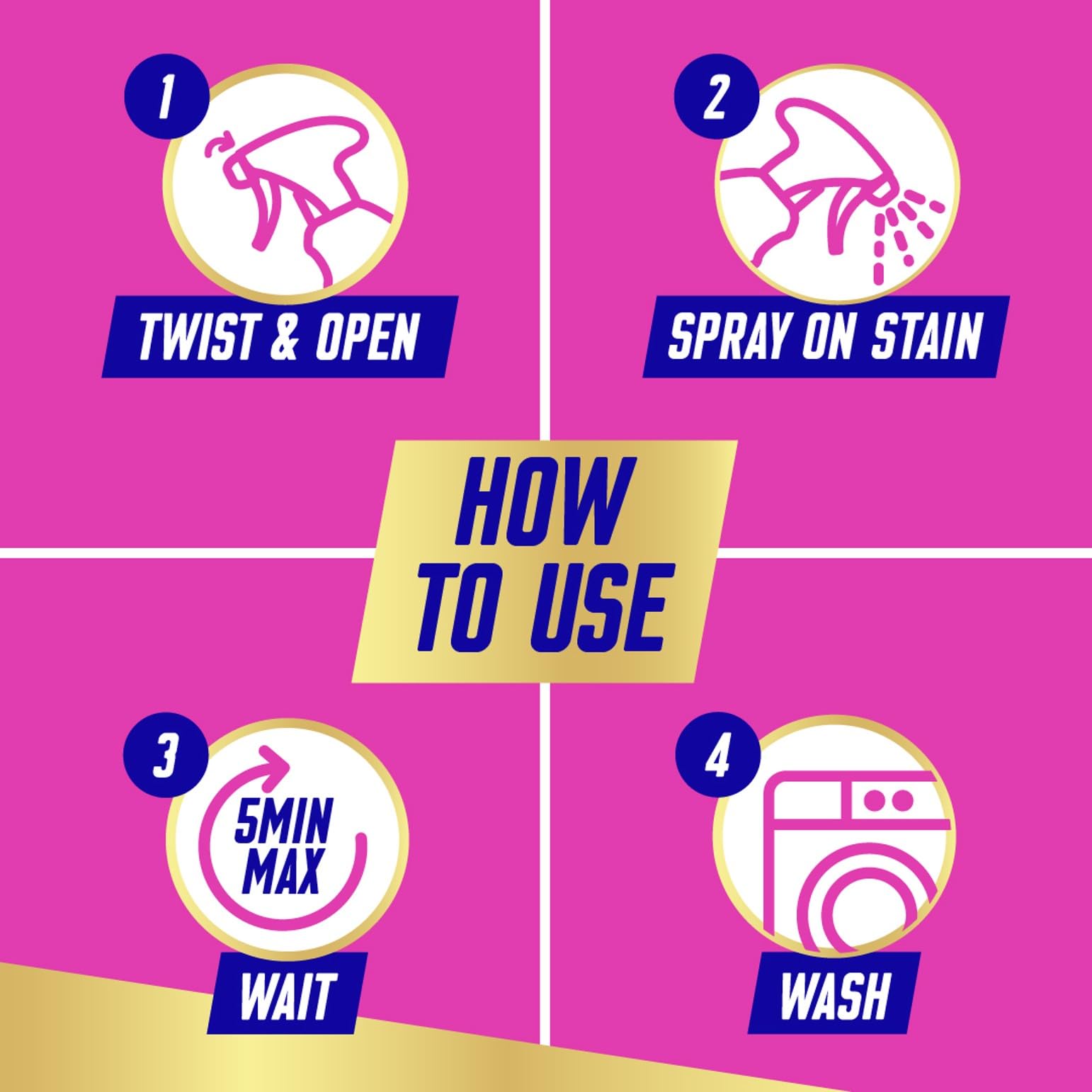 Vanish Gold Oxi Action Multi Degreaser Spray for Tough Stains | 950 ml Liquid 8