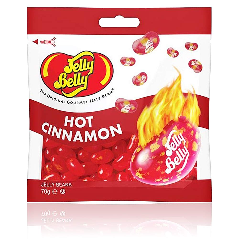 Jelly Belly Hot Cinnamon Jelly Beans - 12 x 70g Re-sealable Grab and Go Bags 8