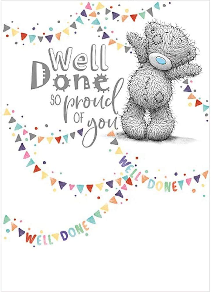 Me To You Tatty Teddy Well Done Greeting Card | 5x7 inch | Hand Finished 1