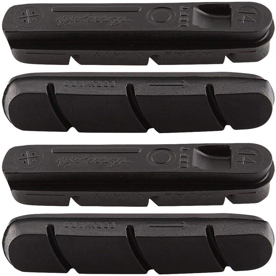 Campagnolo BR-RE700 Brake Pad Spares - 4 Pieces, Compatible with Alloy Rims (2000-2014 Models)