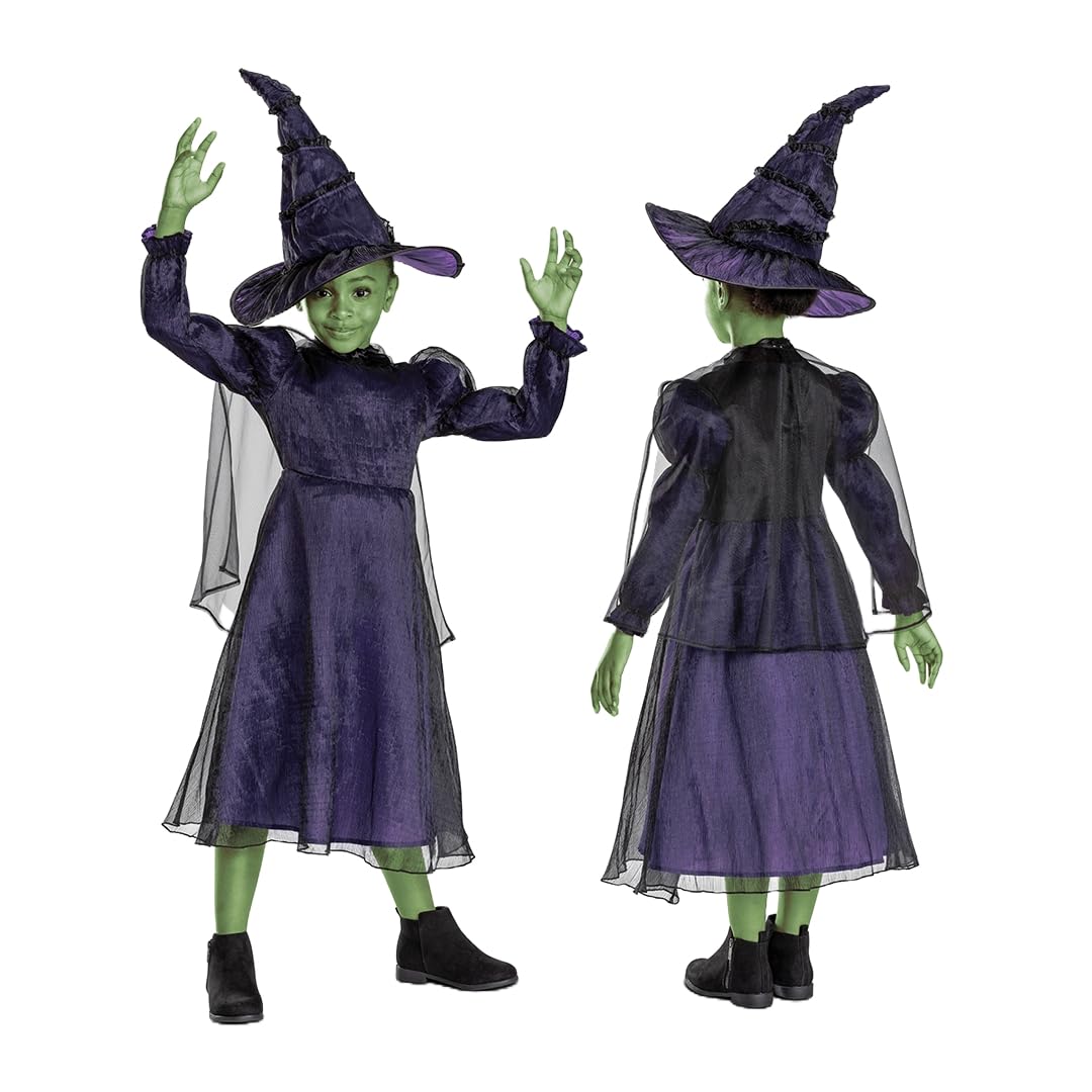 Disguise Elphaba Deluxe Costume - Kids Fancy Dress 1