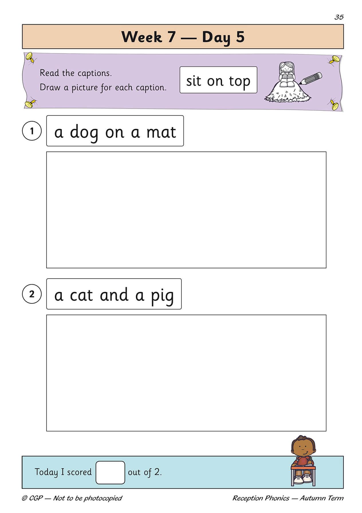 CGP Reception Phonics Daily Practice Book: Autumn Term | Home Schooling Workbook | Paperback 6