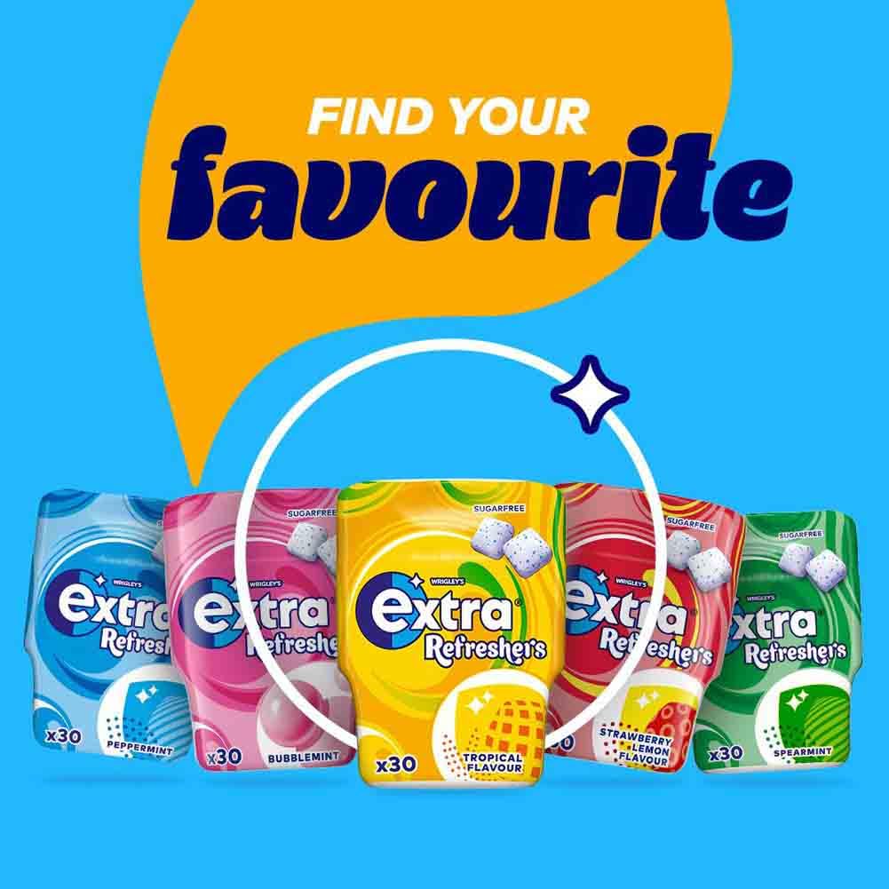 Extra - Watermelon Raspberry Flavour Sugarfree Chewing Gum (30 Pieces) 8