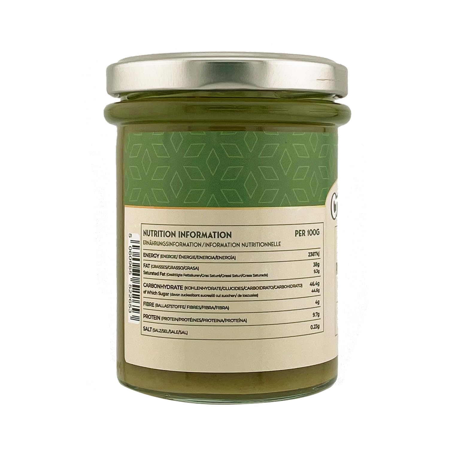 Cremmo Pistachio Cream Spread 200g Glass Jar - 45% Pistachio Content, Smooth & Fluid Italian Spread 3