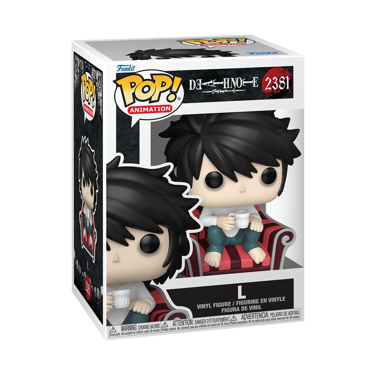 Funko POP! Animation: Death Note - L Collectable Vinyl Figure | 3.75 in